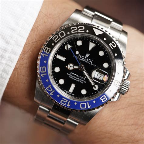 jual rolex gmt master ii batman|rolex batman original price.